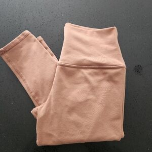 Alo Yoga High-Rise Airbrush Leggings Tan Size Small